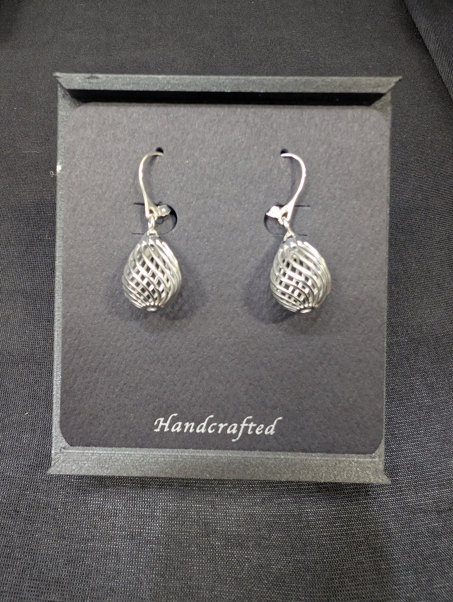 Coiled Teardrop Earrings