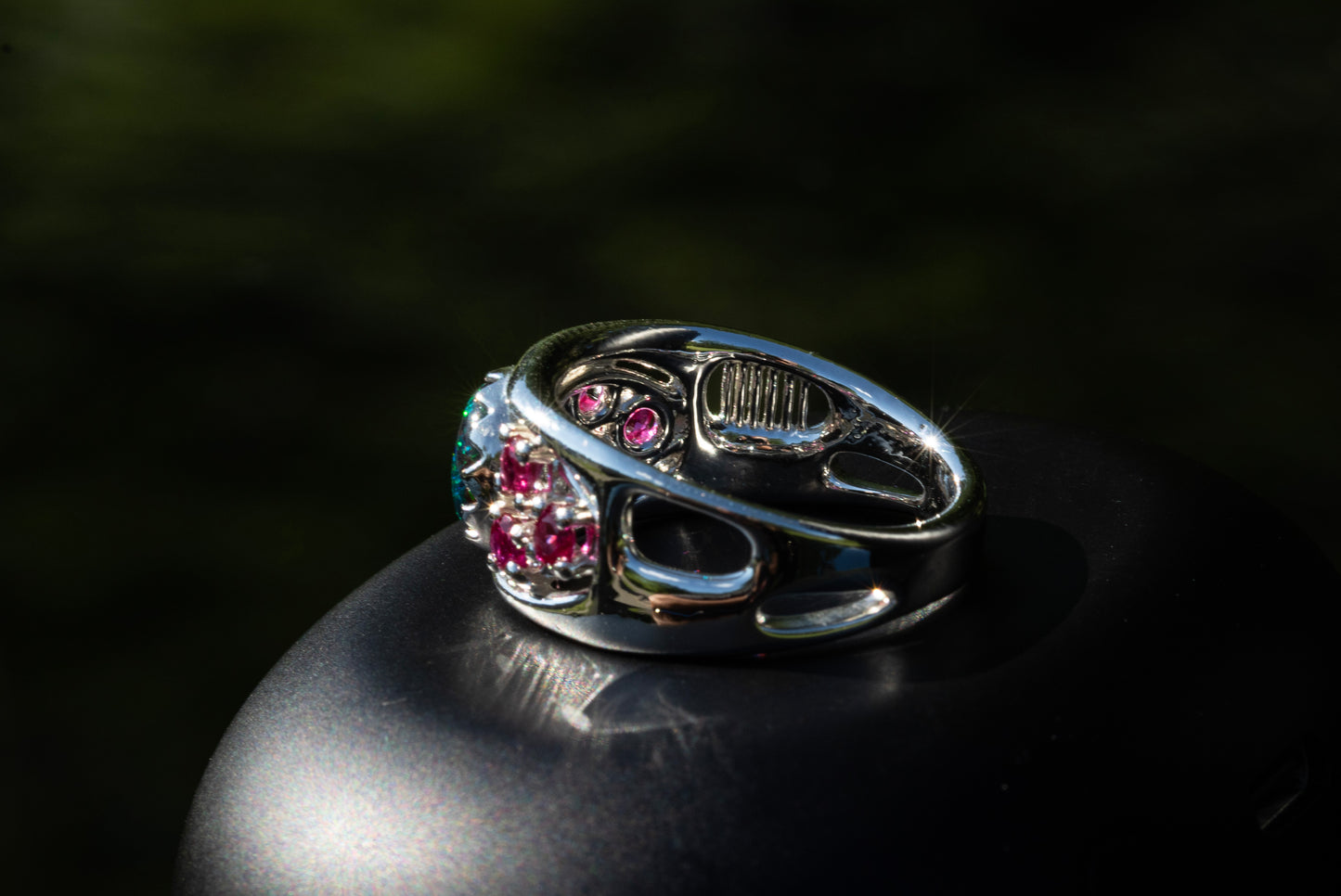 Fire opal ring