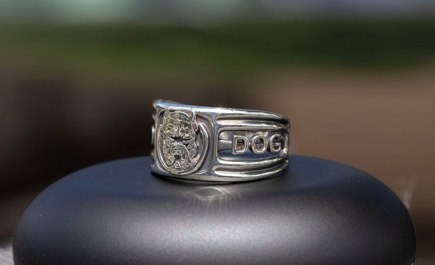 Bull Dog men's ring